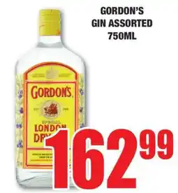 Boxer GORDON’S Gin Assorted 750ml offer