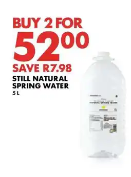Woolworths Still Natural Spring Water offer