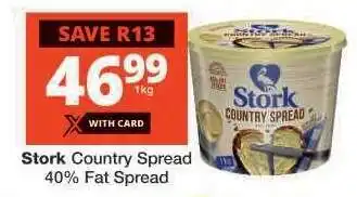 Checkers Stork Country Spread offer