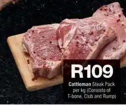Checkers Cattleman Steak Pack offer