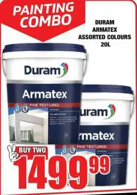 Boxer DURAM ARMATEX ASSORTED COLOURS 20L offer