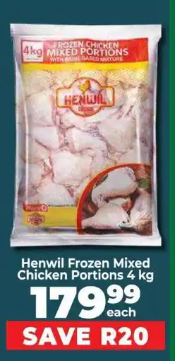 Food Lover's Market Henwil Frozen Mixed Chicken Portions 4 kg offer
