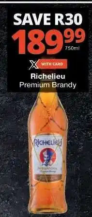 Checkers Richelieu Premium Brandy offer