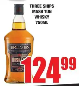 Boxer THREE SHIPS Mash Tun Whisky 750ml offer