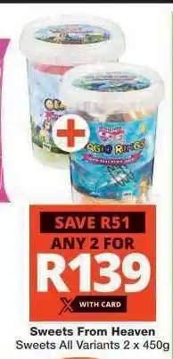 Checkers Sweets From Heaven offer