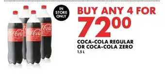 Woolworths Coca-Cola Regular or Coca-Cola Zero offer