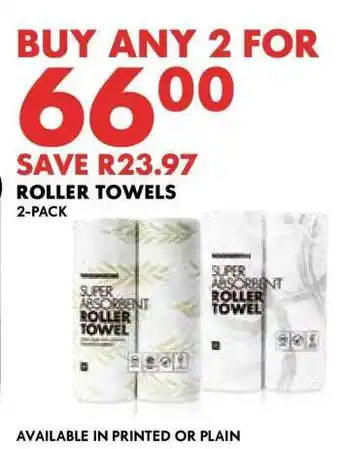 Woolworths Roller Towels 2-Pack offer