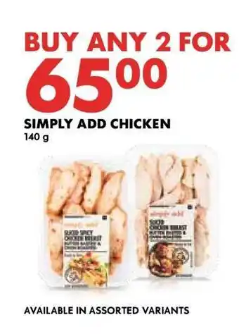 Woolworths Simply Add Chicken offer