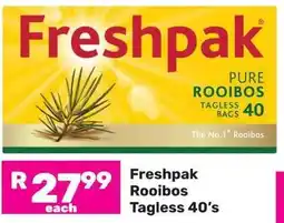 Game Freshpak Rooibos Tagless offer