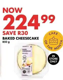 Woolworths Baked Cheesecake offer