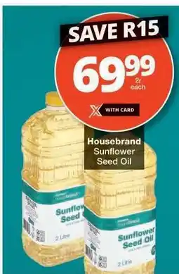 Checkers Housebrand Sunflower Seed Oil offer