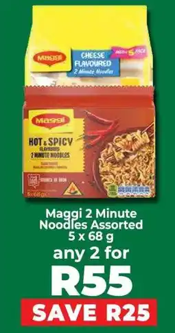 Food Lover's Market Maggi 2 Minute Noodles Assorted 5 x 68 g offer