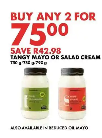Woolworths Tangy Mayo or Salad Cream offer