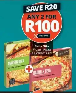 Checkers Bella Vita Frozen Pizza offer