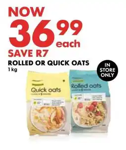 Woolworths Rolled or Quick Oats offer