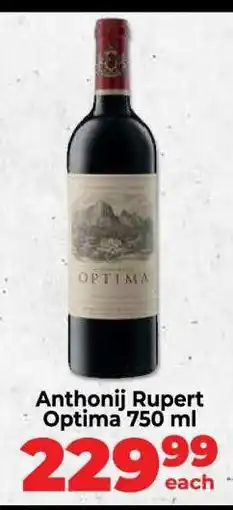Food Lover's Market Anthonij Rupert Optima 750 ml offer