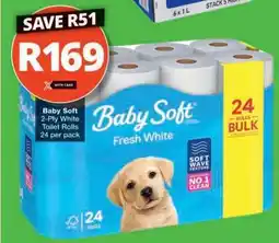 Checkers Baby Soft Toilet Rolls offer