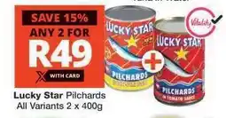 Checkers LUCKY STAR PILCHARDS offer