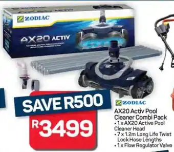 Pick n Pay Hypermarket Zodiac AX20 Activ Pool Cleaner Combi Pack offer