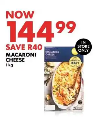 Woolworths Macaroni Cheese offer