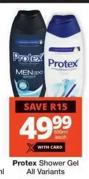 Checkers Protex Shower Gel offer