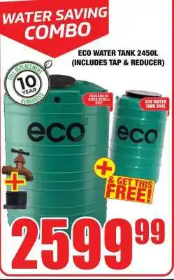 Boxer ECO WATER TANK 2450L (INCLUDES TAP & REDUCER) offer