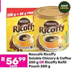 Game Nescafé Ricoffy Soluble Chicory & Coffee OR Ricoffy Refill Pouch offer