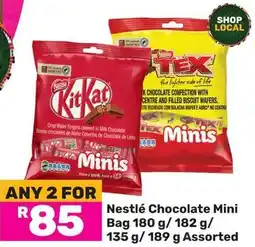 Game Nestlé Chocolate Mini Bag Assorted offer