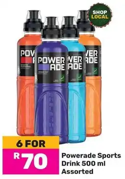 Game Powerade Sports Drink Assorted offer