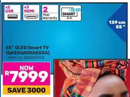 Game SAMSUNG 55" QLED Smart TV offer
