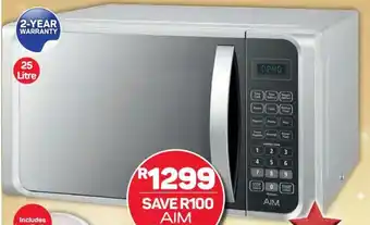 Pick n Pay Aim 25L Mirror Finish Electronic Microwave Oven offer