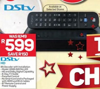 Pick n Pay DSTv HD 8s Decoder with Installation offer