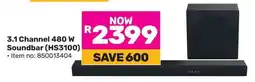 Game Hisense 3.1 Channel 480 W Soundbar offer