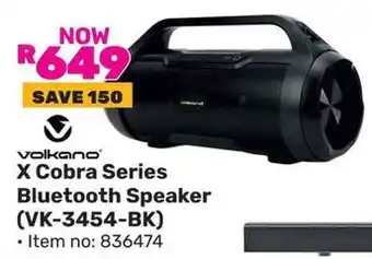 Game Volkano X Cobra Series Bluetooth Speaker offer