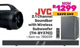 Game JVC 2.1 Channel Soundbar with Wireless Subwoofer offer