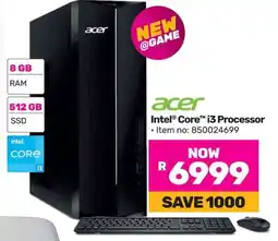 Game Acer Intel Core i3 Processor offer