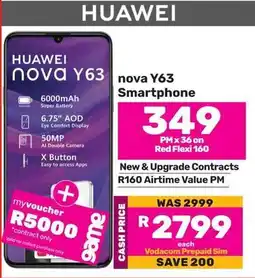 Game HUAWEI Nova Y63 Smartphone offer