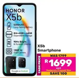 Game HONOR X5b Smartphone offer