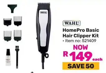 Game WAHL HomePro Basic Hair Clipper Kit offer