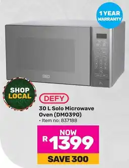 Game DEFY Solo Microwave Oven offer