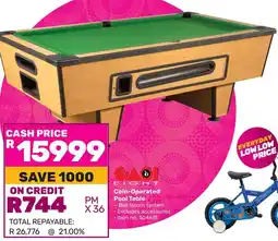 Game Coin-Operated Pool Table offer