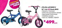 Game RALEIGH 12" Lily OR Dash BMX offer