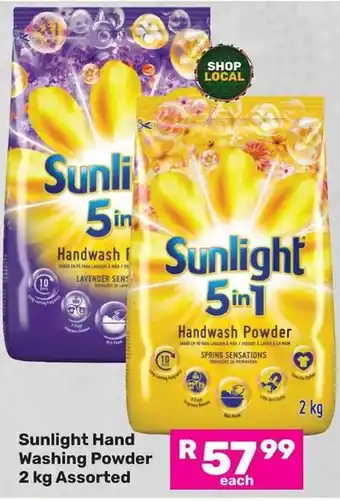 Game Sunlight Hand Washing Powder Assorted offer