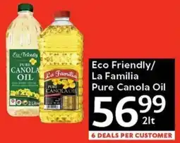 Oxford Freshmarket Eco Friendly/ La Familia Pure Canola Oil offer