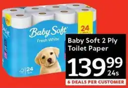 Oxford Freshmarket Baby Soft 2 Ply Toilet Paper offer