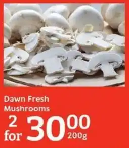 Oxford Freshmarket Dawn Fresh Mushrooms offer