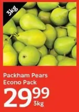 Oxford Freshmarket Packham Pears Econo Pack offer