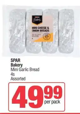 Spar SPAR Bakery Mini Garlic Bread offer