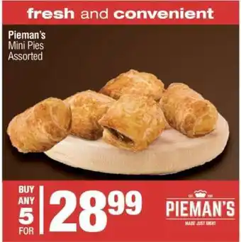 Spar Pieman's Mini Pies Assorted offer