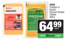 Spar SPAR Cheddar or Gouda Cheese offer